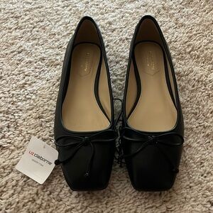 Black Liz Claiborne Flats